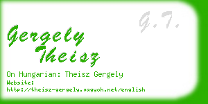 gergely theisz business card